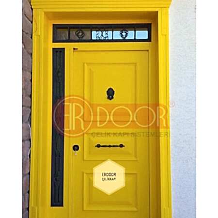Özel Sarı Avrupa Model Lüks Villa Giriş Kapısı ER0220