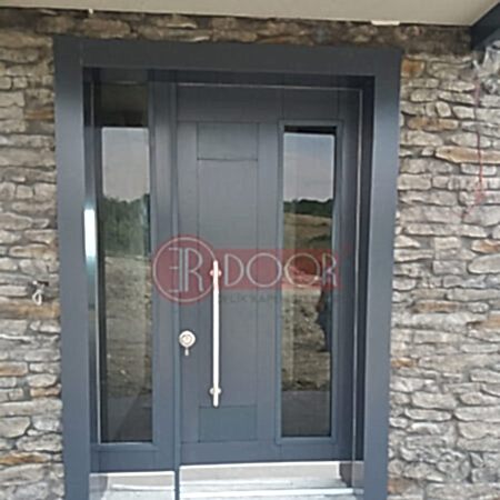 Taş Tasarımlı Lüks Villa Giriş Kapısı ER0292