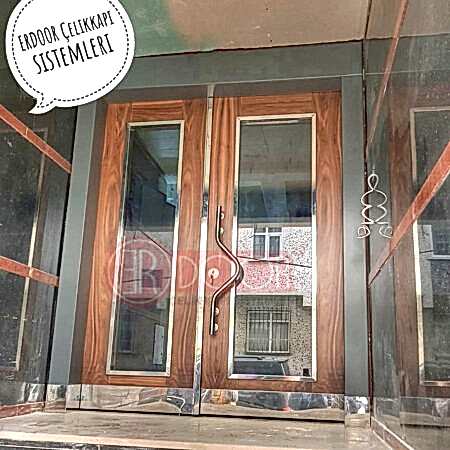 Çift Renk Apartman Giriş Kapısı ER0105